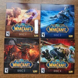 World of Warcraft by Blizzard 4 Disc Set PC